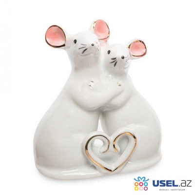 Статуэтка "Влюбленные мышки" 
